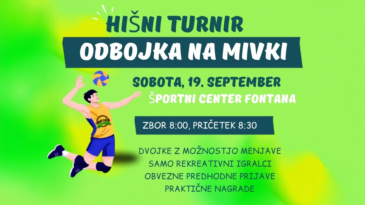HISNI TURNIR: ODBOJKA NA MIVKI